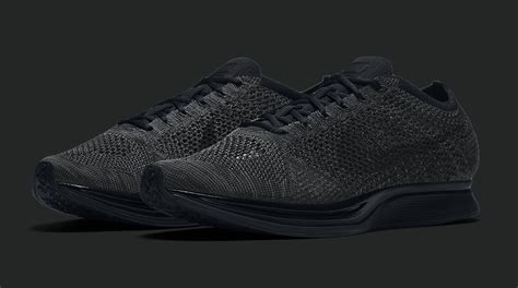 nike flyknit racer triple black